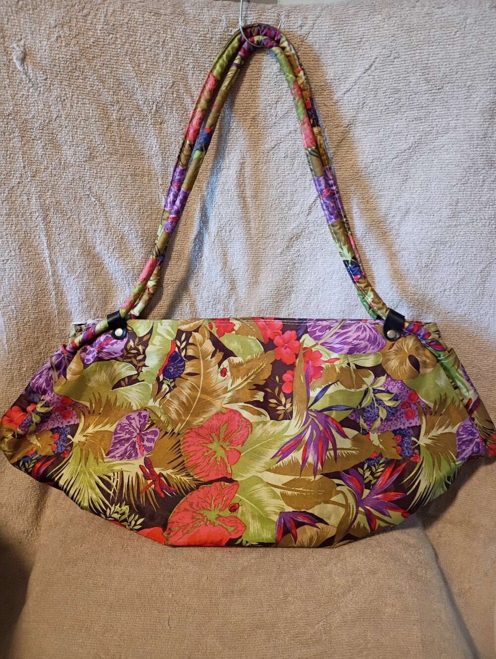 Beautiful Vintage Hawaiian Inspired Summer Tote.